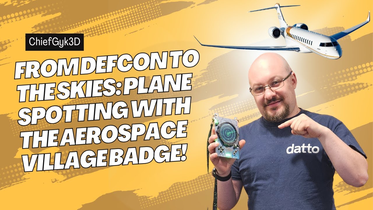 From DEFCON to the Skies: Plane Spotting with the Aerospace Village Badge!