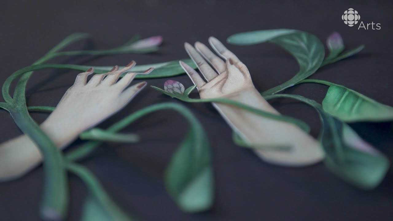 How to turn flowers and dreams into beautiful cut-paper art