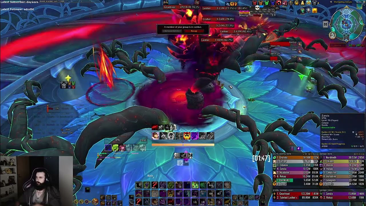 Mythic Gnarlroot Shadow Priest kill pov