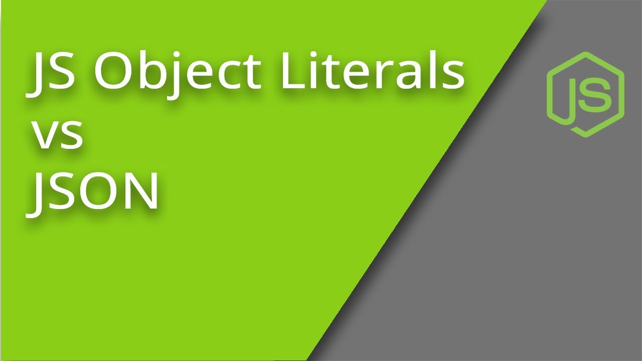 JSON против литералов объектов JavaScript