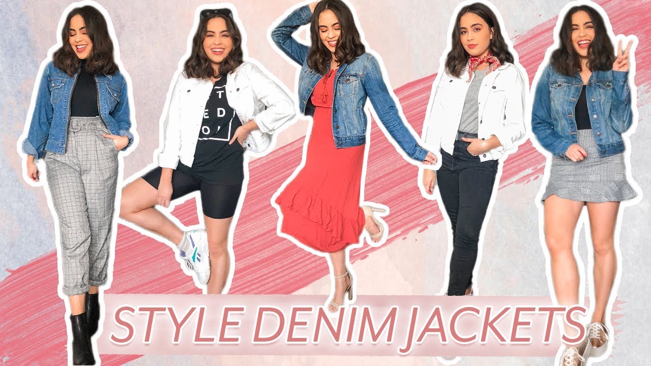10 DENIM JACKET OUTFIT IDEAS // HOW TO STYLE DENIM JACKETS ♡