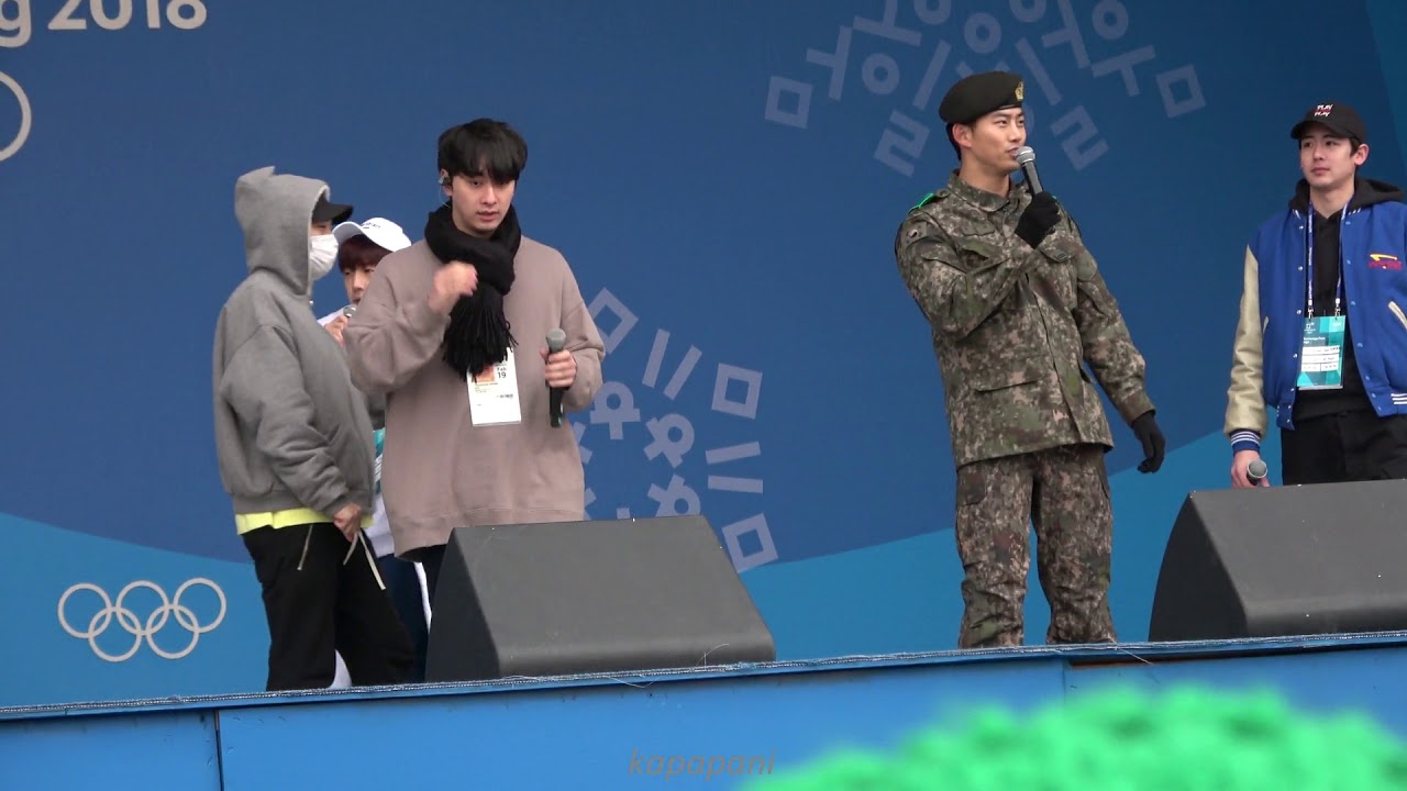 180219 평창 헤드라이너쇼 리허설 2PM 옥택연  MC
