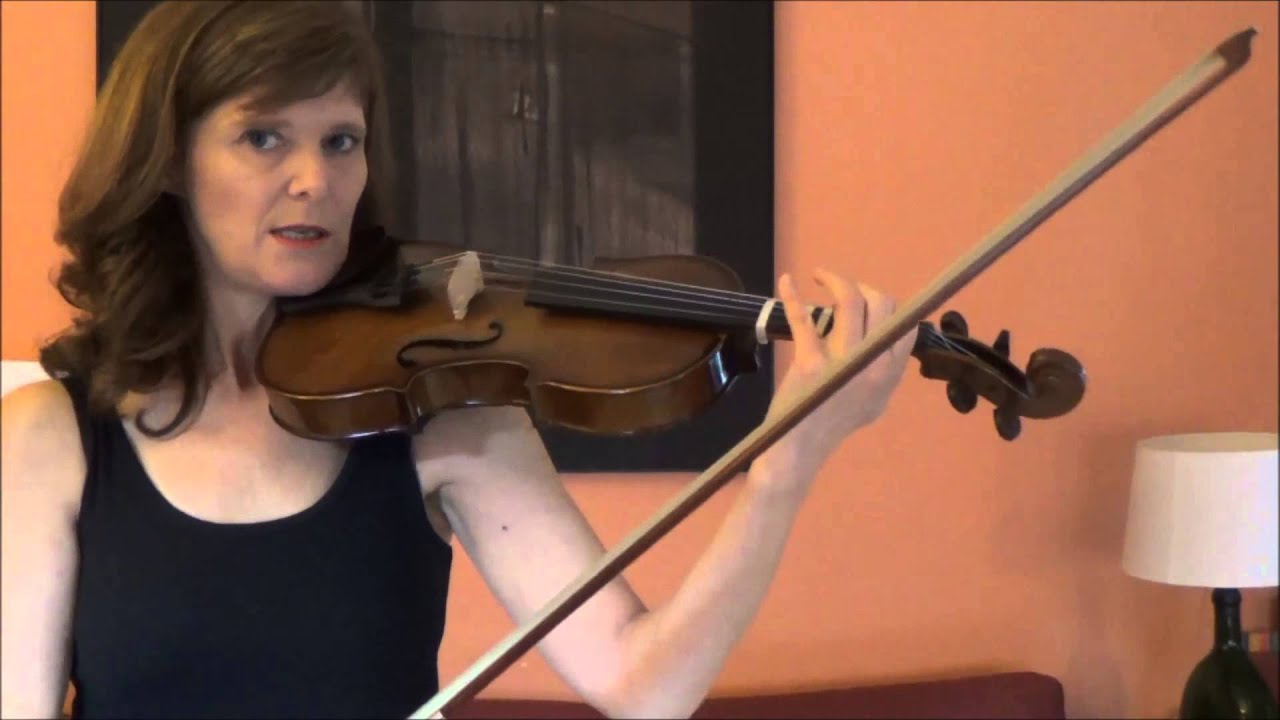 Grade 3 ARPEGGIOS ABRSM slow performance - Practising violin with Jennifer Clift