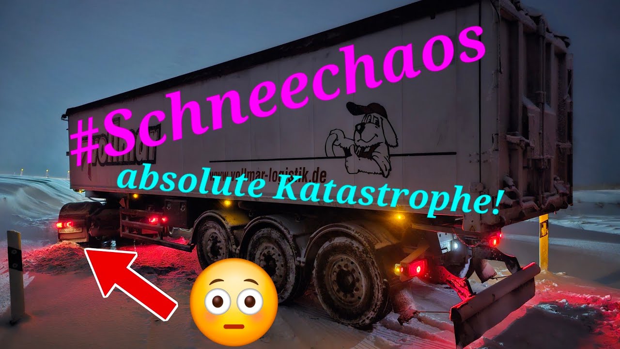 XXL - truckVlog: Schneechaos im Harzvorland Streusalz laden! Winterdienst 4k UHD 