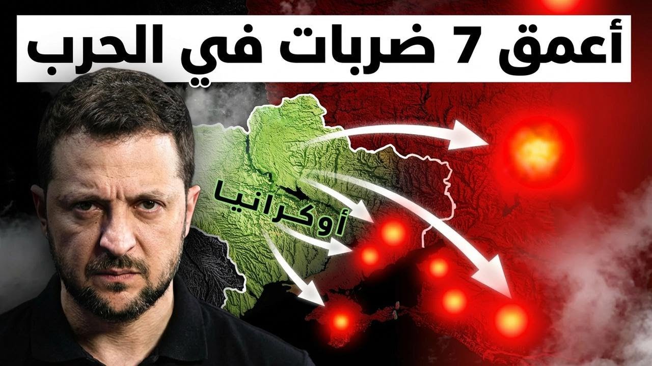 7 مرات أوكرانيا ضربت بوتين في العمق