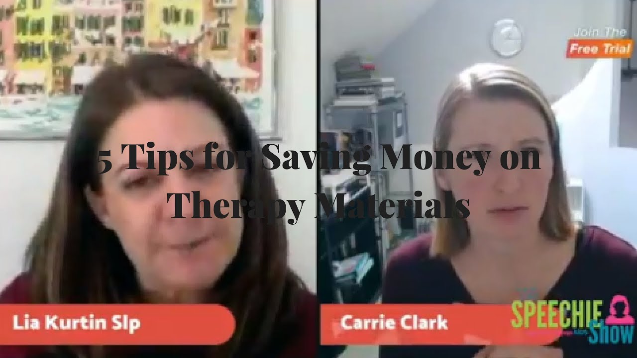 5 Tips for Saving Money on Therapy Materials