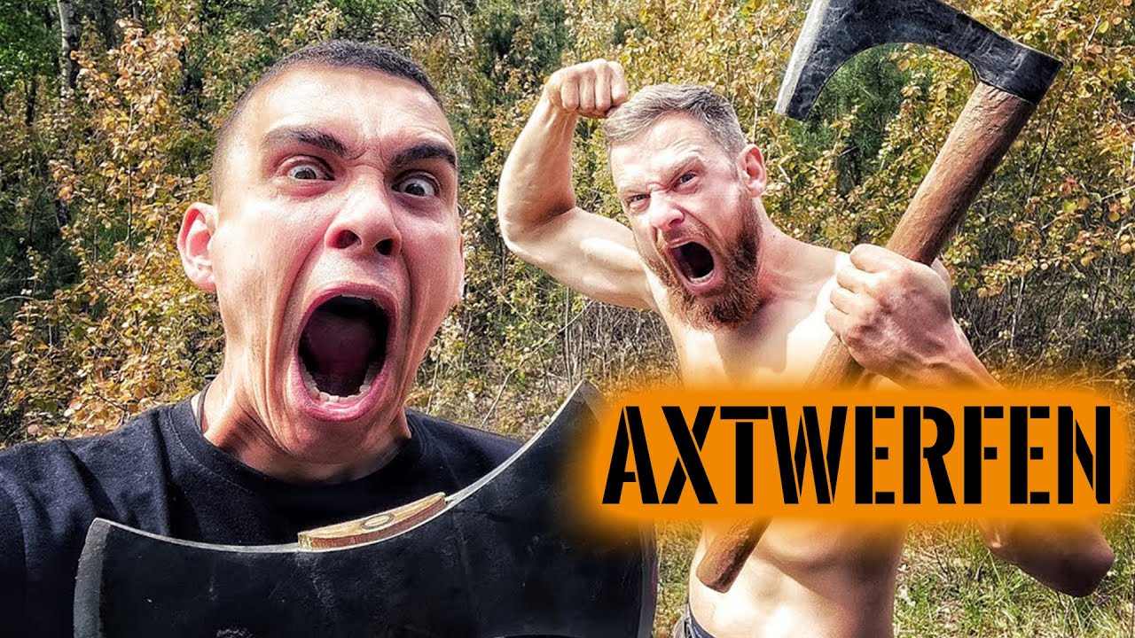AXT WERFEN mit Fritz Meinecke im CAMP 🪓 | Survival Mattin Stream Highlights