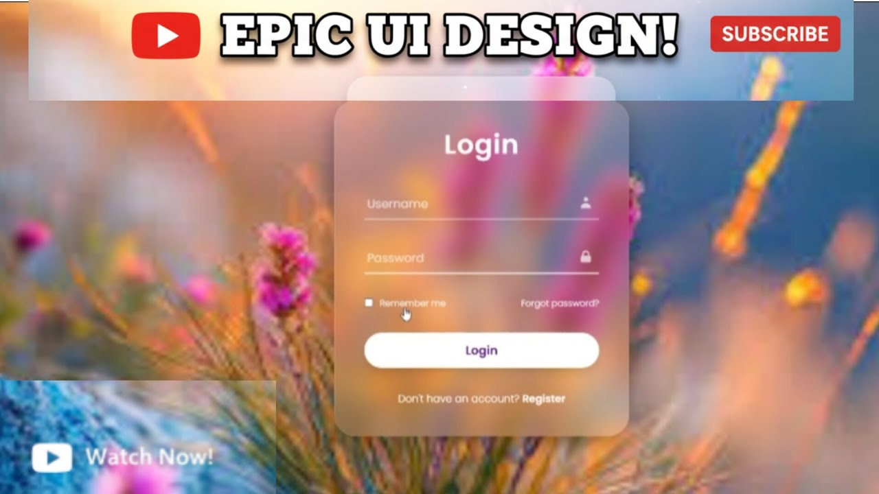 Step-by-Step: Clean Login Form UI Design (2026) 🔥