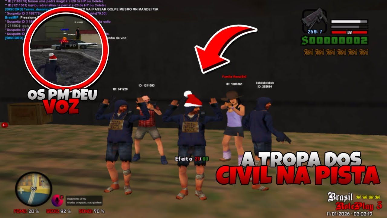 A TROPA DOS CIVIL DE MADRUGADA (BRASIL ROLEPLAY)