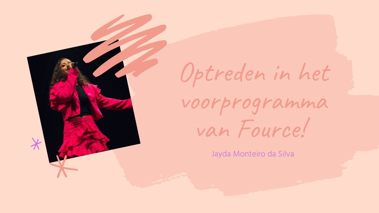 OPTREDEN IN AHOY & BEUGEL ERUIT | Jayda Monteiro da Silva