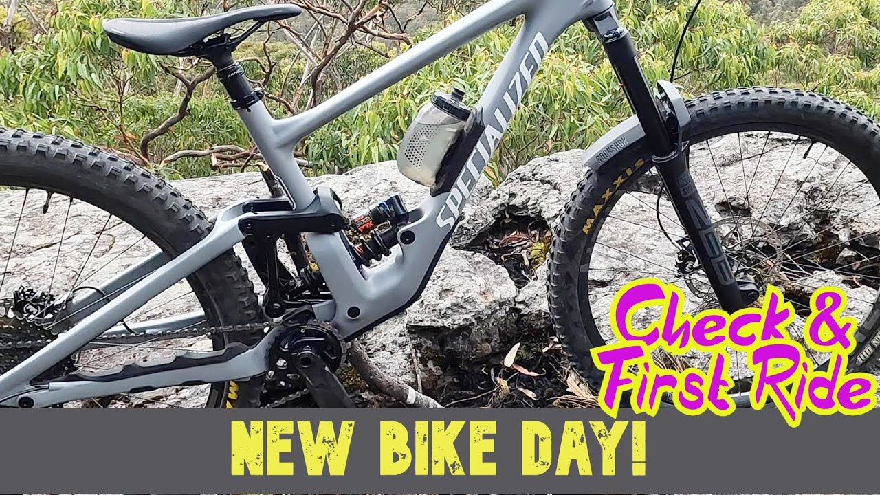 New Bike Day - Bike Check & First Ride - 2022 Specialized Enduro Comp + Mods