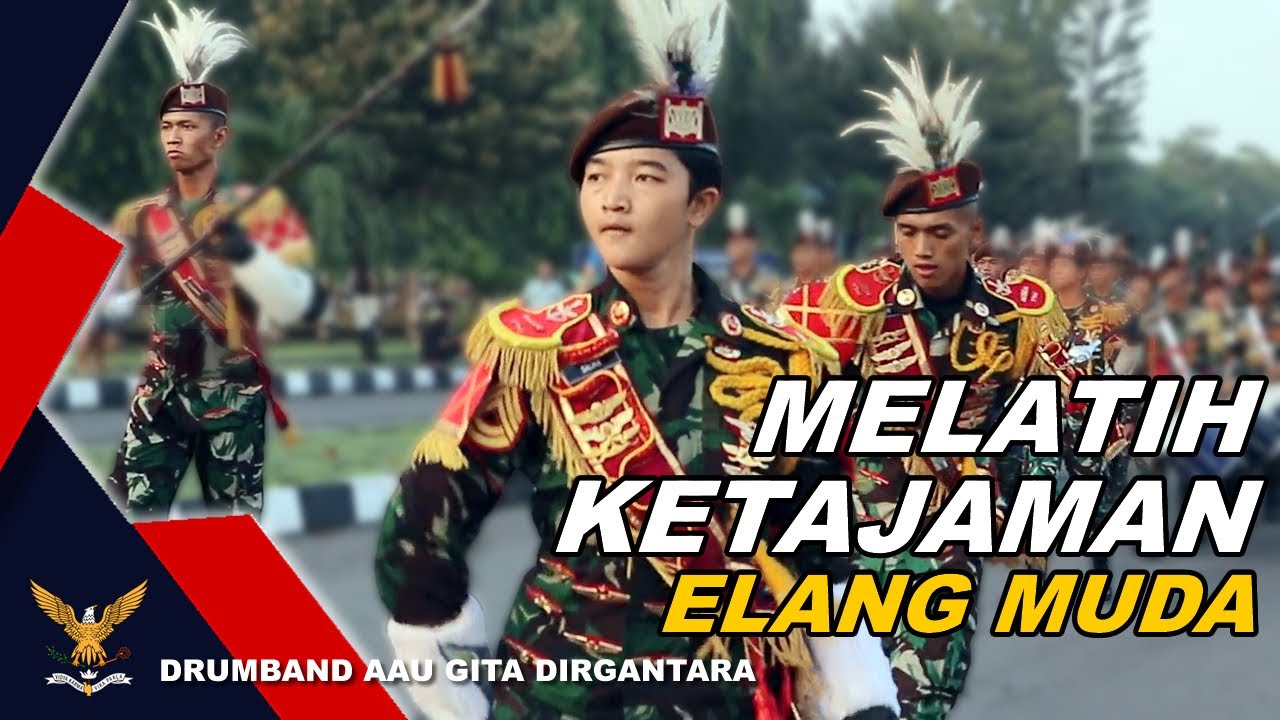 MELATIH KETAJAMAN ELANG MUDA - DRUMBAND TARUNA AAU GITA DIRGANTARA