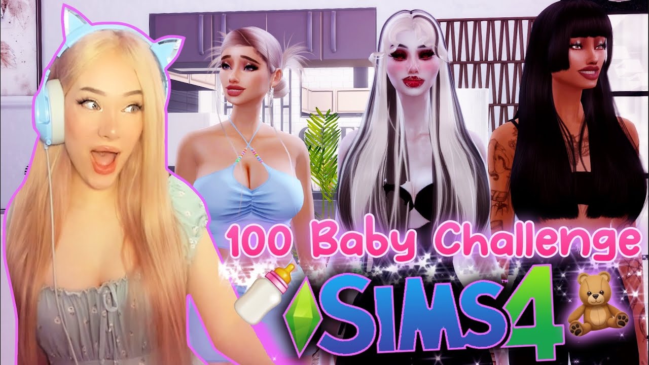 100 Baby Challenge 🍼💗 *EXTREME* | The Sims 4