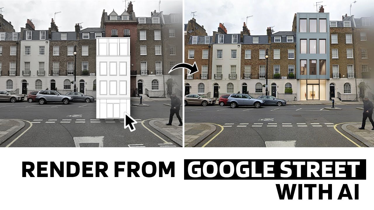 How to Turn Google Maps and CAD Drawings into Renderings with AI