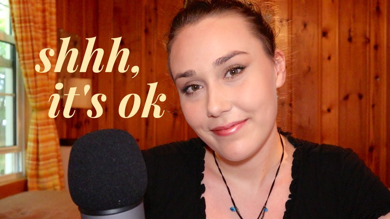 ASMR | For Sadness & Anxiety Relief | Whispering Affirmations & Shh It’s Okay | Calming Breathing |