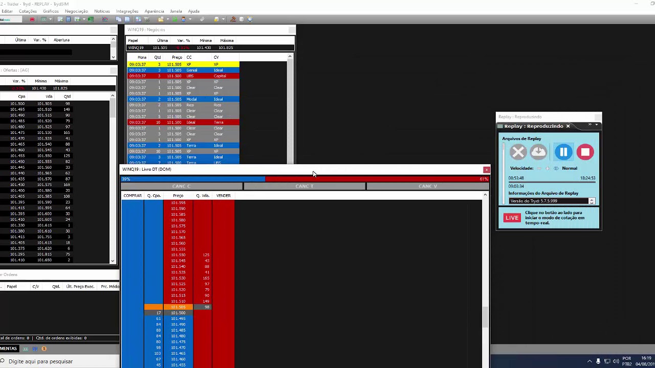 CONFIGURANDO A PLATAFORMA TRYD TRADER