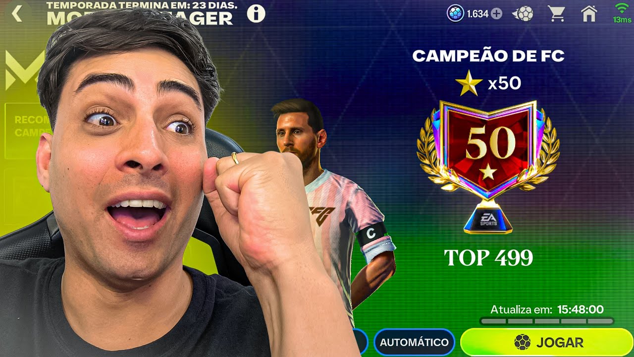 REVELEI A TÁTICA SECRETA PARA PEGAR 50 ESTRELAS NO MODO MANAGER 