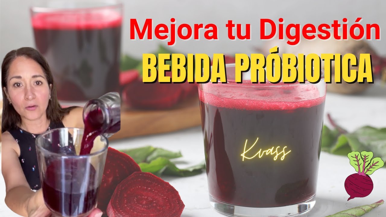 RECETA KVASS de BETABEL REMOLACHA FERMENTADA BEBIDA CASERA PROBIÓTICA ¿Cómo mejorar la Digestión?