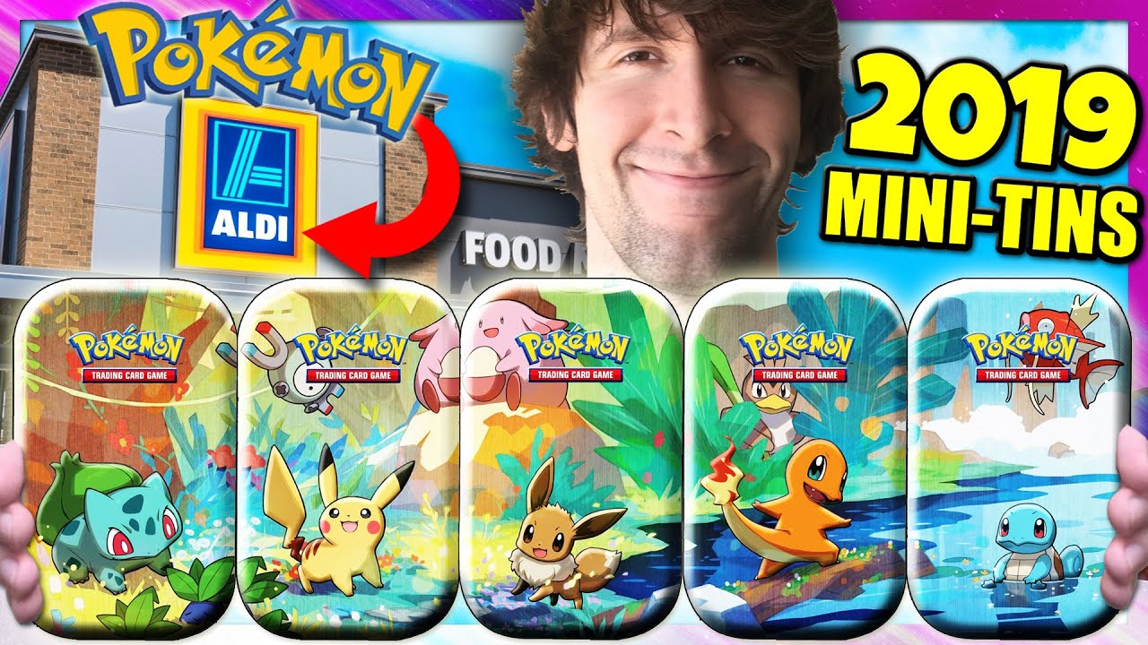 ALDI Sells Pokemon Cards?! Pokemon Mini Tins Collection Found!