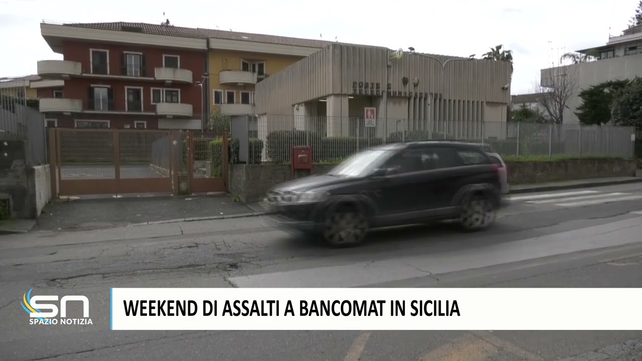 Weekend di assalti ai bancomat in Sicilia
