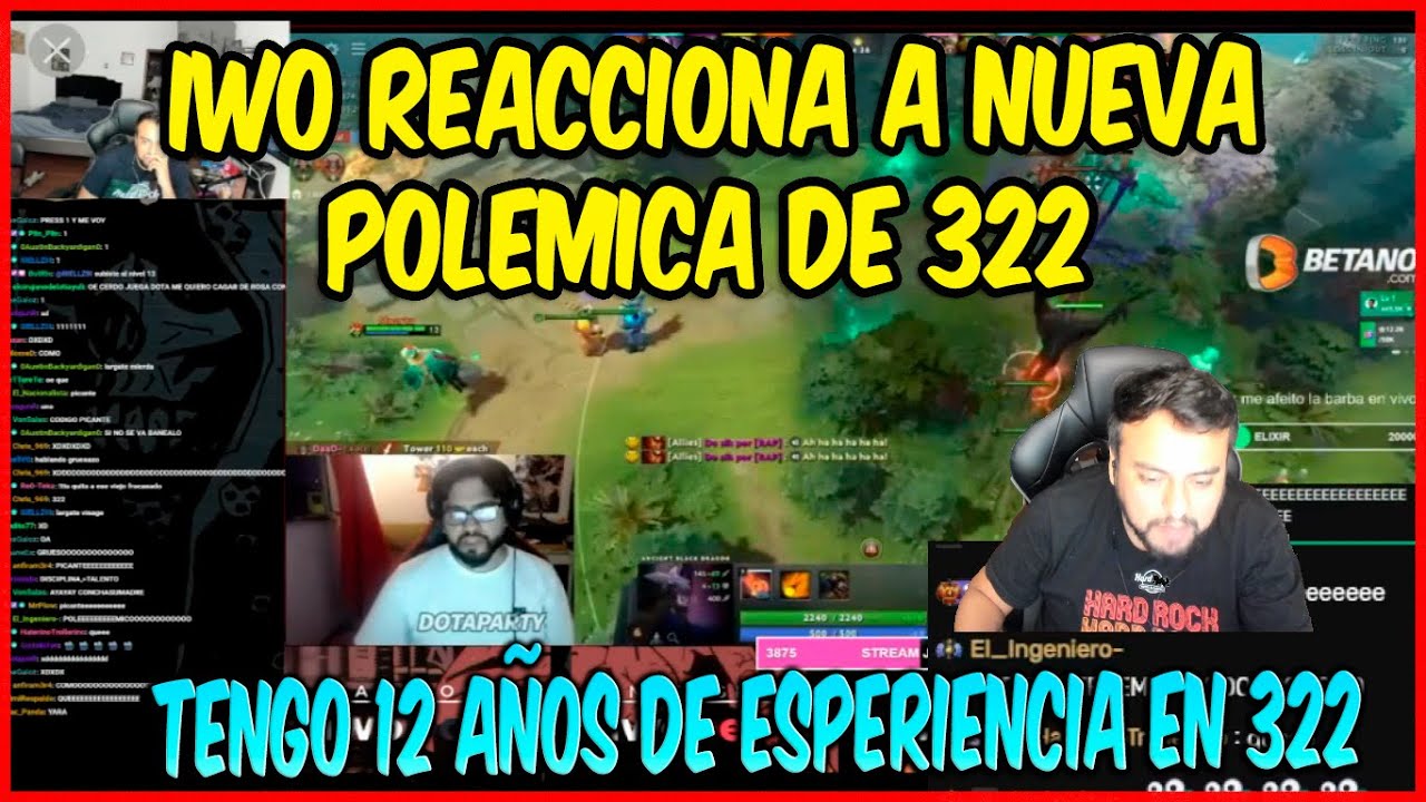😮IWO REACCIONA A NUEVA POLEMICA DE 322🤣 TENGO MAS DE 10 AÑOS DE EXPERIENCIA EN ESTE RUBRO