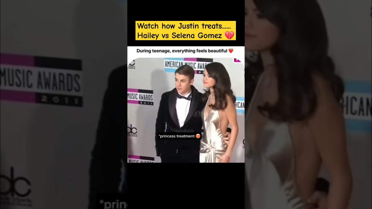 Justin Bieber and Hailey 🥹💔 #justinbieber #selenagomez #hailey #shortsfeed #foryou #viralvideo #fyp