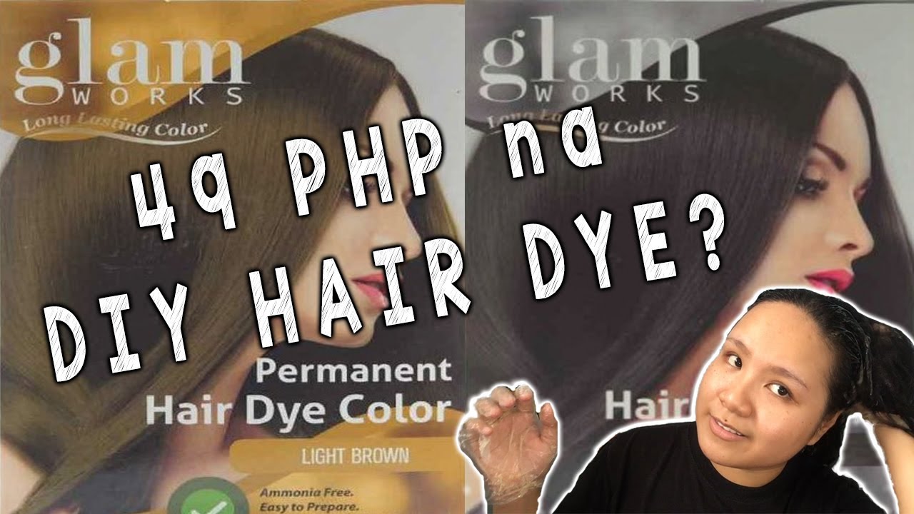49 PHP DIY HAIR DYE COLOR HONEST REVIEW (GLAM WORKS) | Vlog # 28 | Camille Dofredo