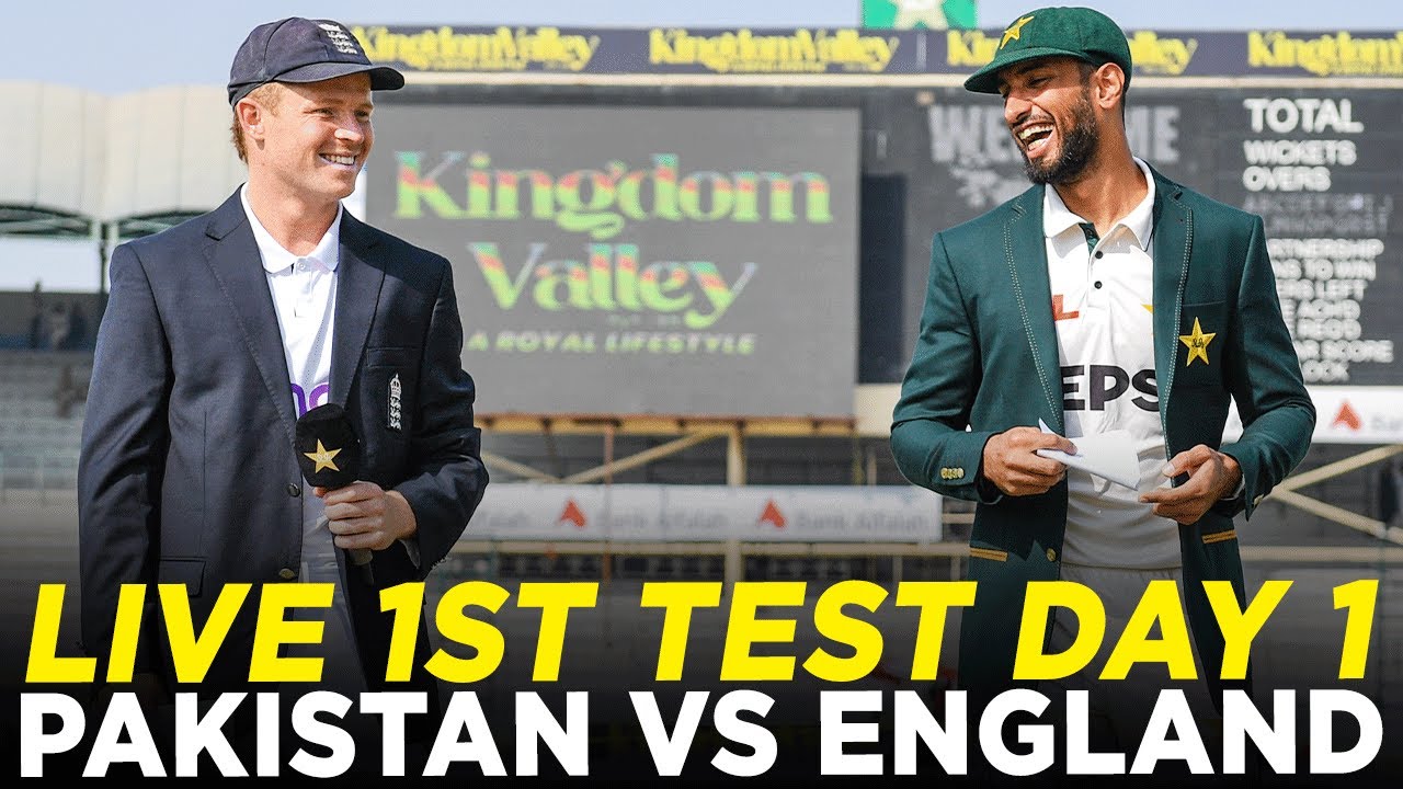Live | Pakistan vs England | 1st Test Day 1, 2024 | PCB | Sports Central | #PAKvENG
