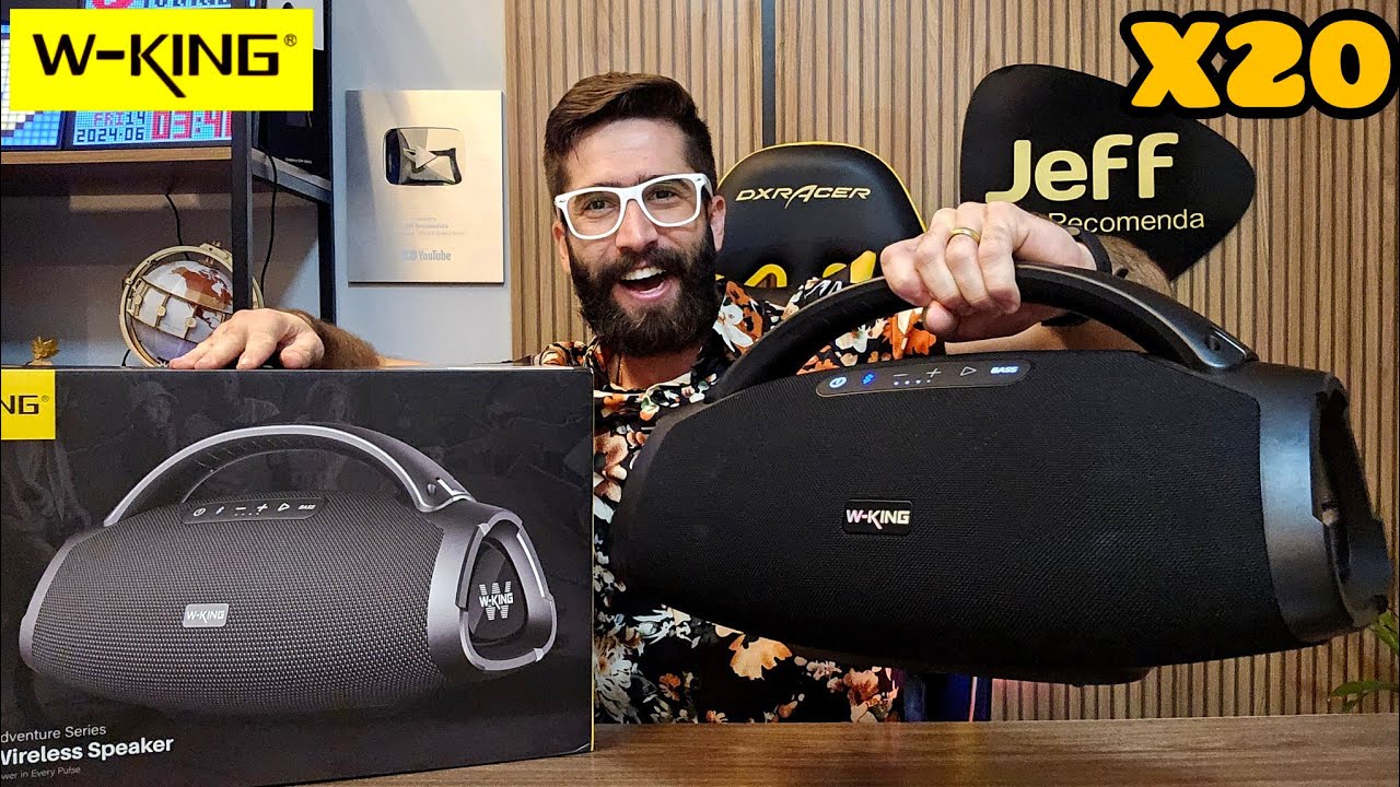 W-KING X20 200W RMS IPX7: A Caixa de som IMBATÍVEL QUE FAZ A CONCORRÊNCIA CHORAR! 😵 (UNBOXING PT-Br)
