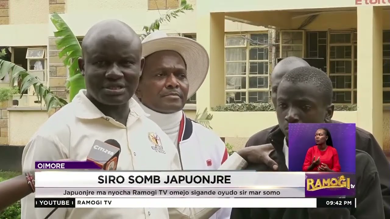 Japuonjre mane Jay Bonyo okawo ting'ne mar somo e sinia skund sekondar oyudo sir