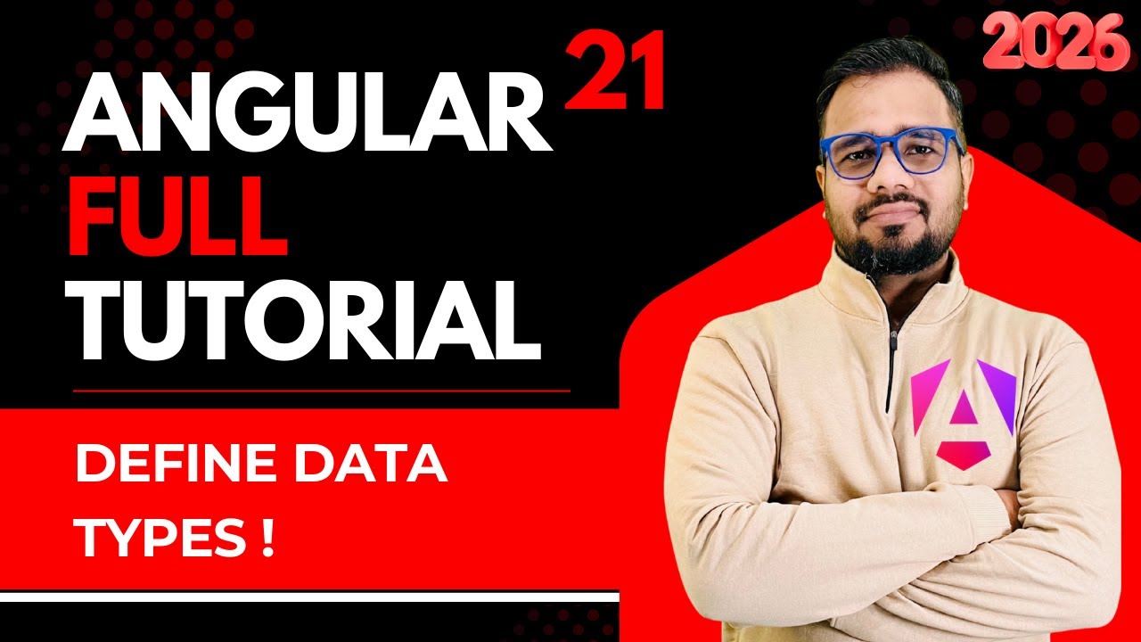 Angular 21 Tutorial in Hindi #13 | TypeScript Data Types