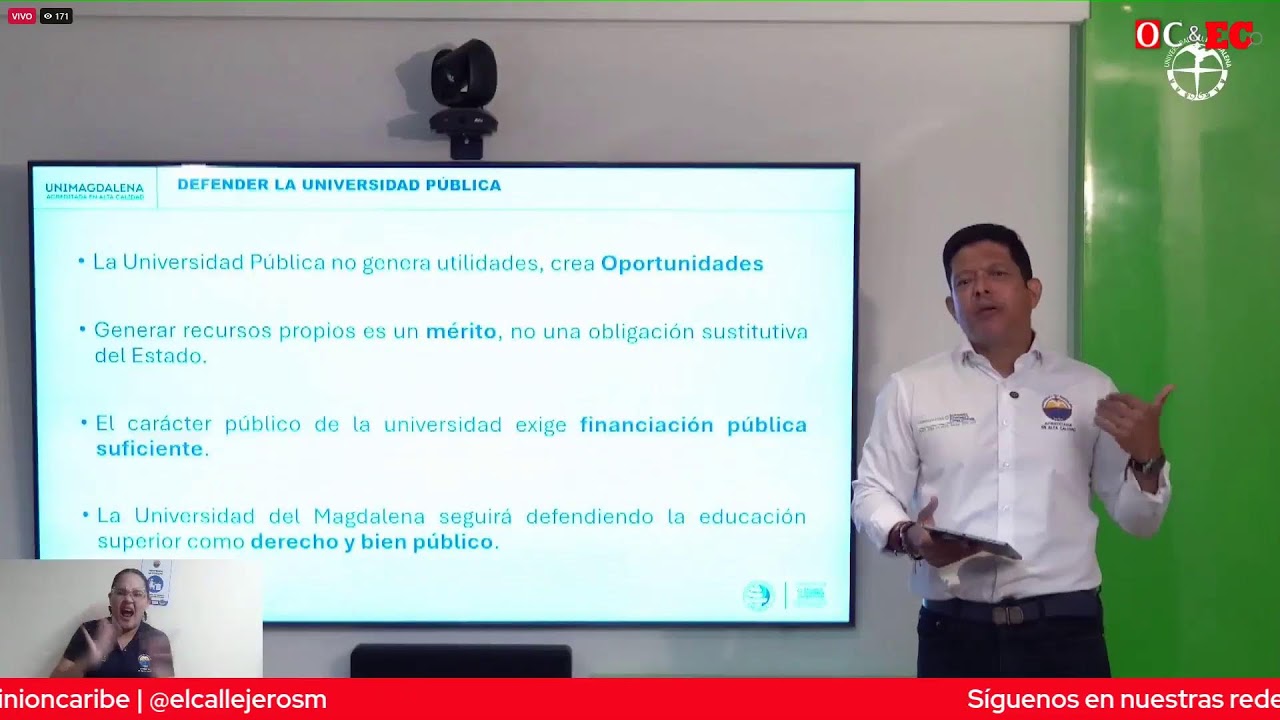 #EnVivoOC Pablo Vera aclara informe de la Contraloría General de la Nación