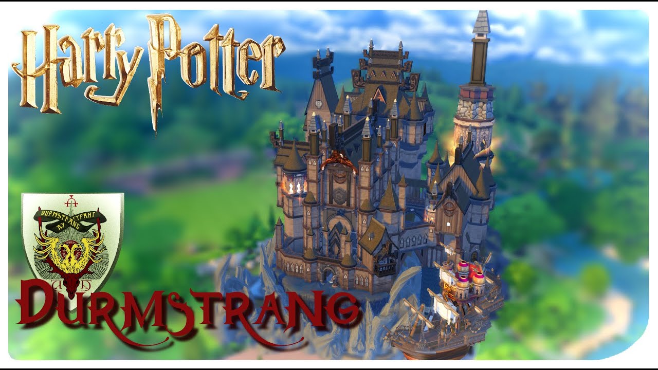 🏰 Durmstrang Institute WIP Tour 🏰 | Wizarding World of Harry Potter | The Sims 4