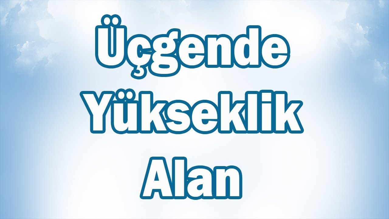 ÜÇGENDE YÜKSEKLİK ve ALAN Konu Anlatımı | 6. Sınıf Matematik
