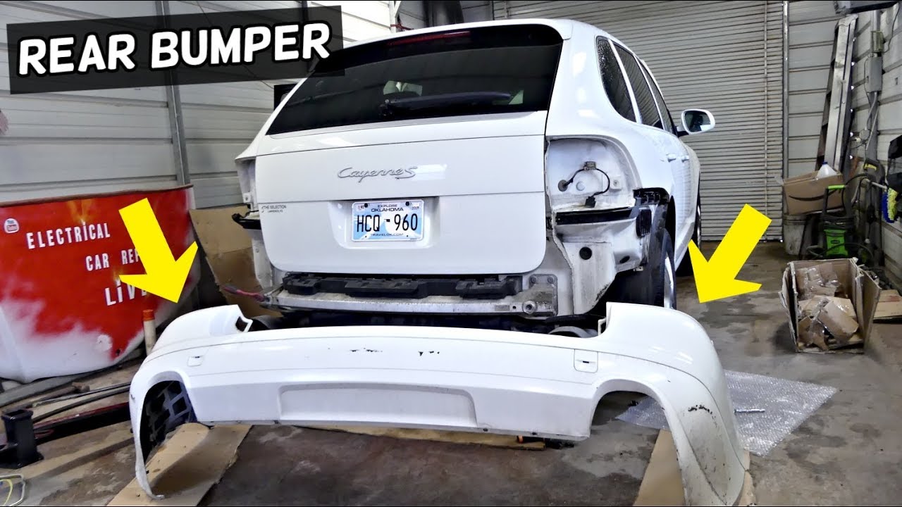 HOW TO REMOVE AND REPLACE REAR BUMPER COVER ON PORSCHE CAYENNE