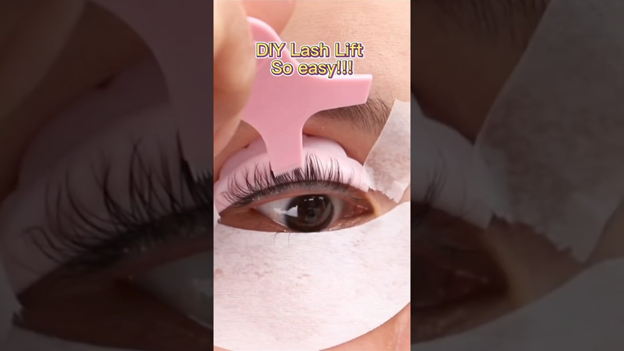 DIY Lash Lift at home.So easy!!!😍 #iconsign #iconsignlashlift #lashlift