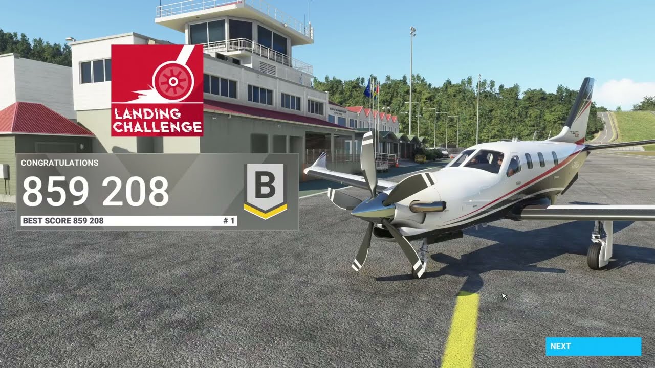Lądowanie samolotem Daher TBM 930 na Francuskich Antylach || Podejście z widocznością