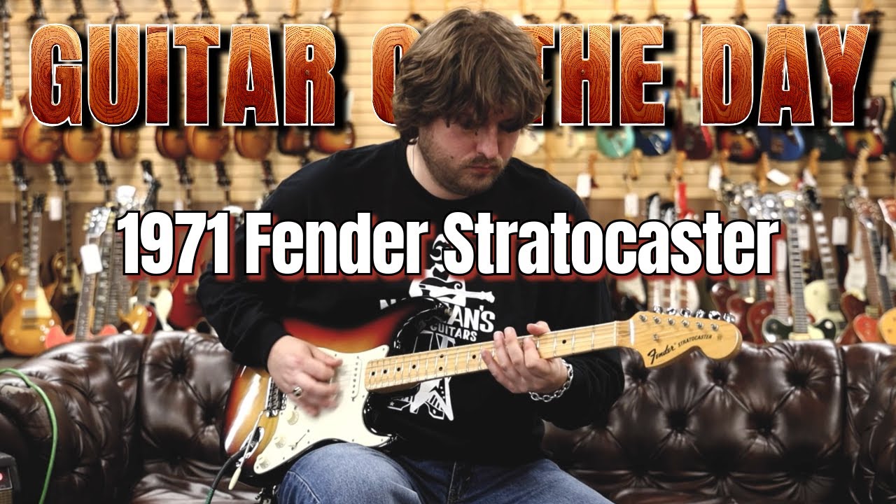 Fender Stratocaster Sunburst 1971 года | Гитара дня