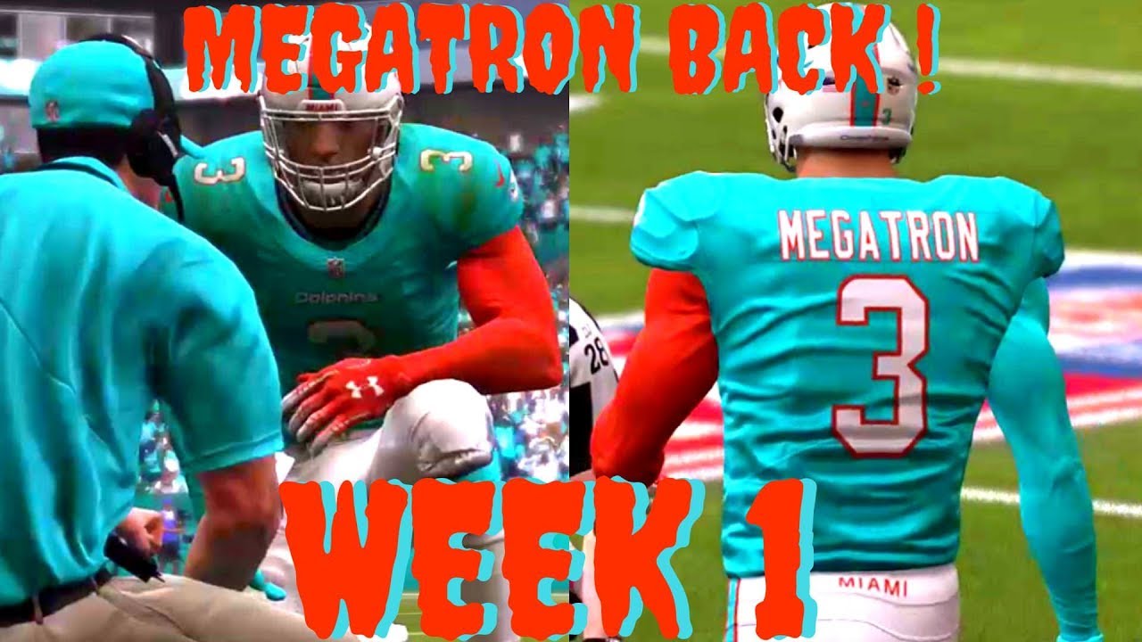 Madden 19 Career mode WR Ep 1- MEGATRON WR IS BACK AND BETTER THAN EVER ! **CRAZY DEBUT**