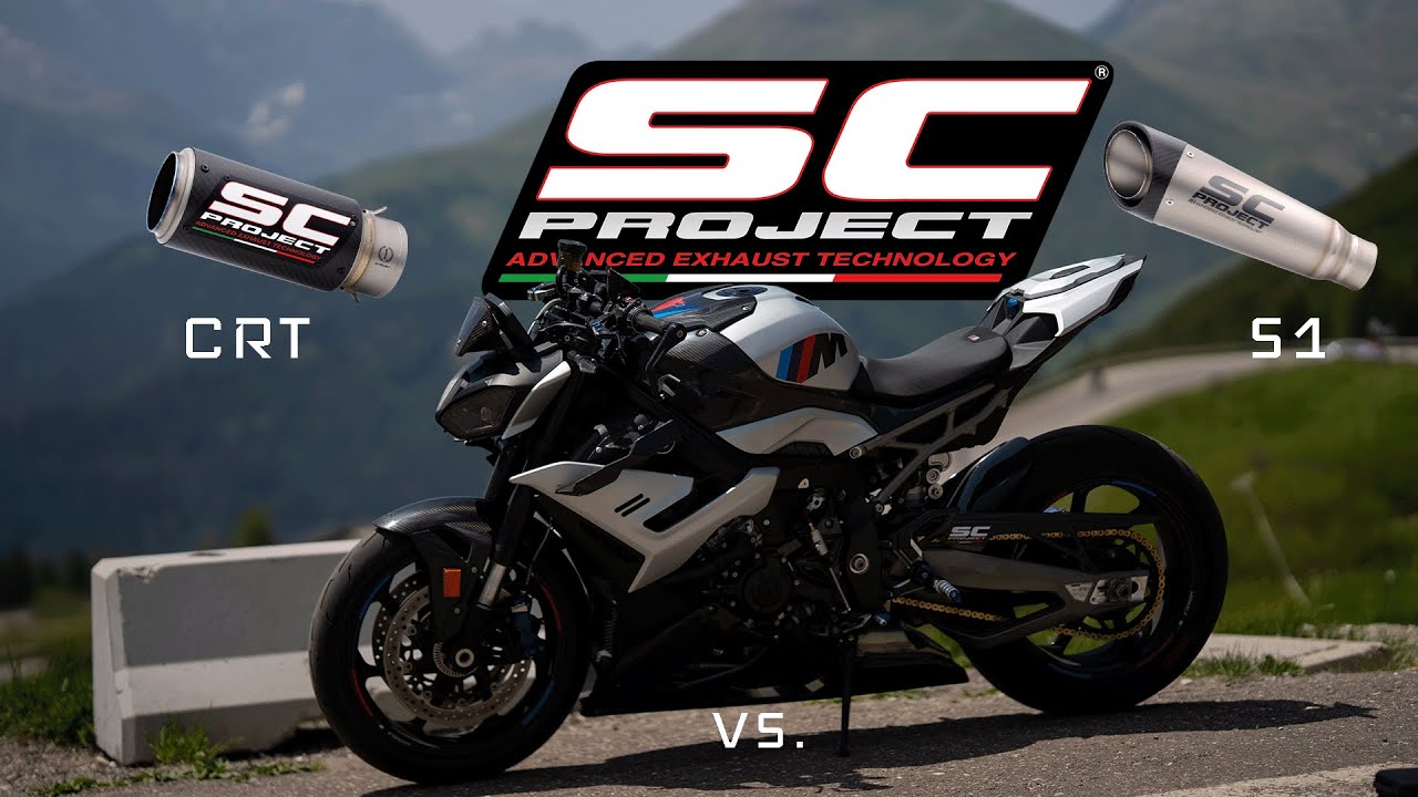 SC Project CRT vs. S1 Vergleich, DB Messung und Soundcheck auf der BMW M1000R 2025
