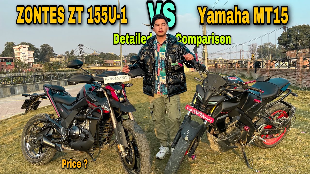 Zontes Zt 155 Vs Yamaha Mt15 (double trouble!) | Price? | Specification @NeshangShrestha