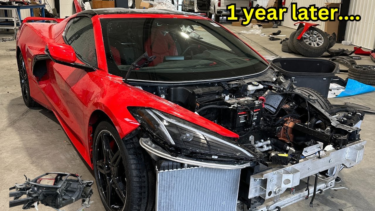 Crazy damage finally all fixed! REBUILDING A 2020 C8 Z51 CORVETTE PART 9