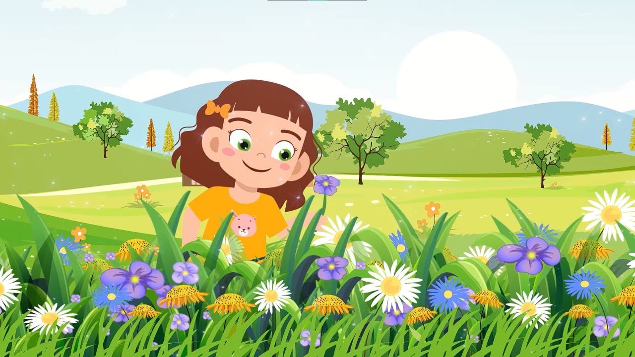 Colaj cântece pentru copii - Primăvara cu alaiul ei de flori și voie bună