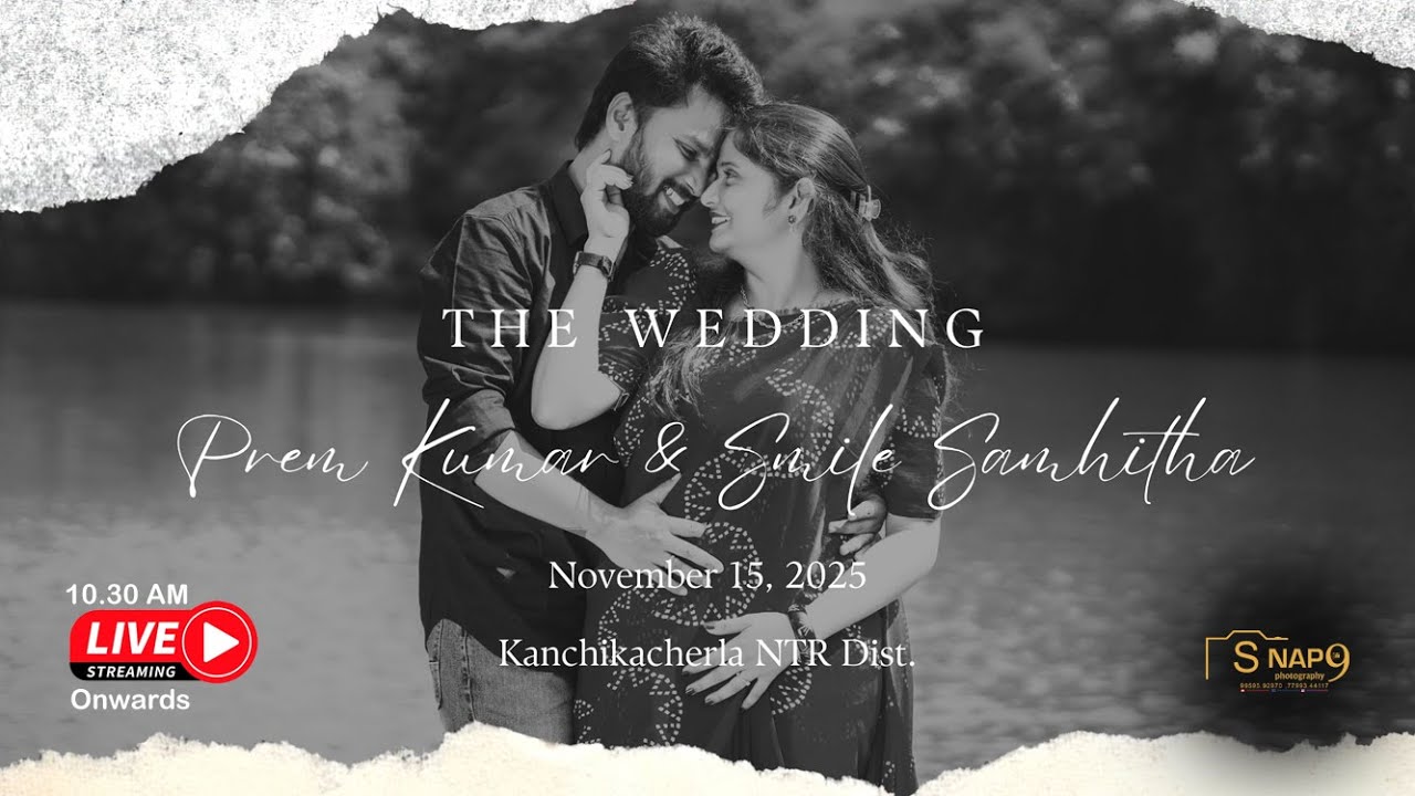 Prem Kumar & Smile Samhitha || Wedding Live streaming || On November 15, 2025 II Epics By CHANDU
