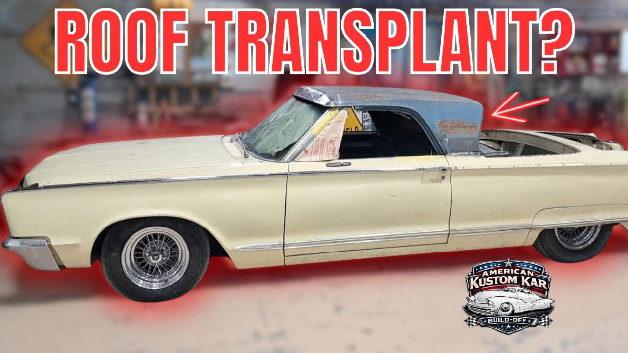  We Attempted a Roof Transplant on Our 1966 Chrysler Newport | American Kustom Car Build Off