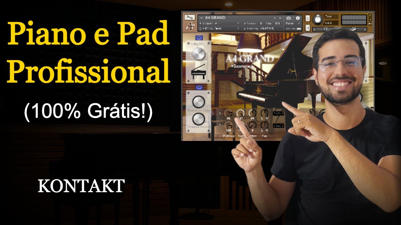 A4 GRAND – O Novo Piano com Pads GRATUITO para Kontakt Que Vai Te Surpreender!