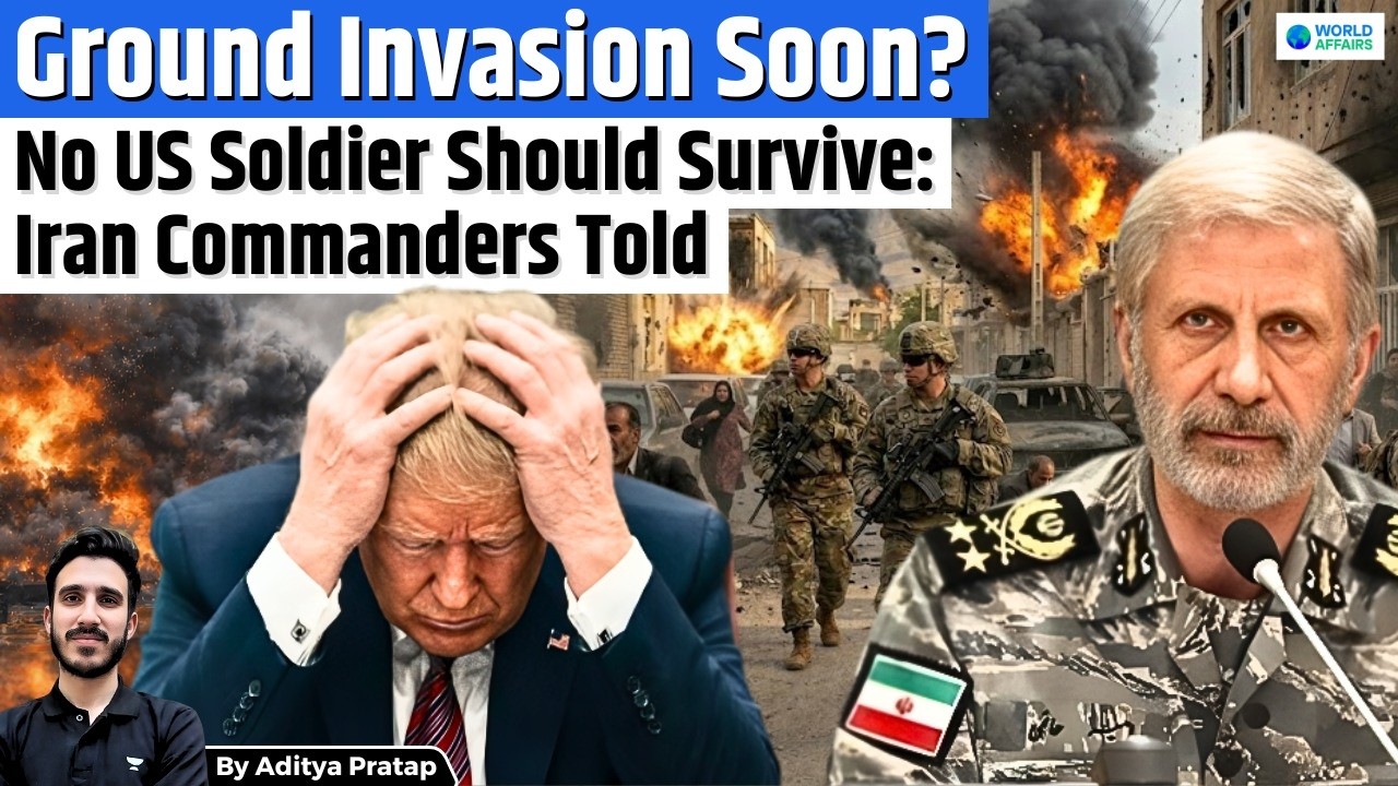 Iran Warns US: &ldquo;No Soldier Will Survive&rdquo; | US vs Iran Ground War Imminent?