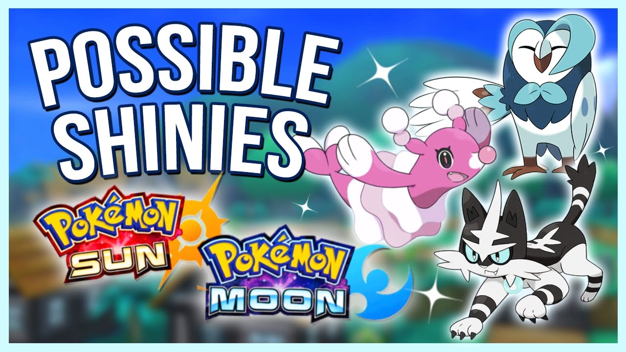 Possible Shiny Starter Evolutions!! Pokemon Sun & Moon | Supreme Thoughts