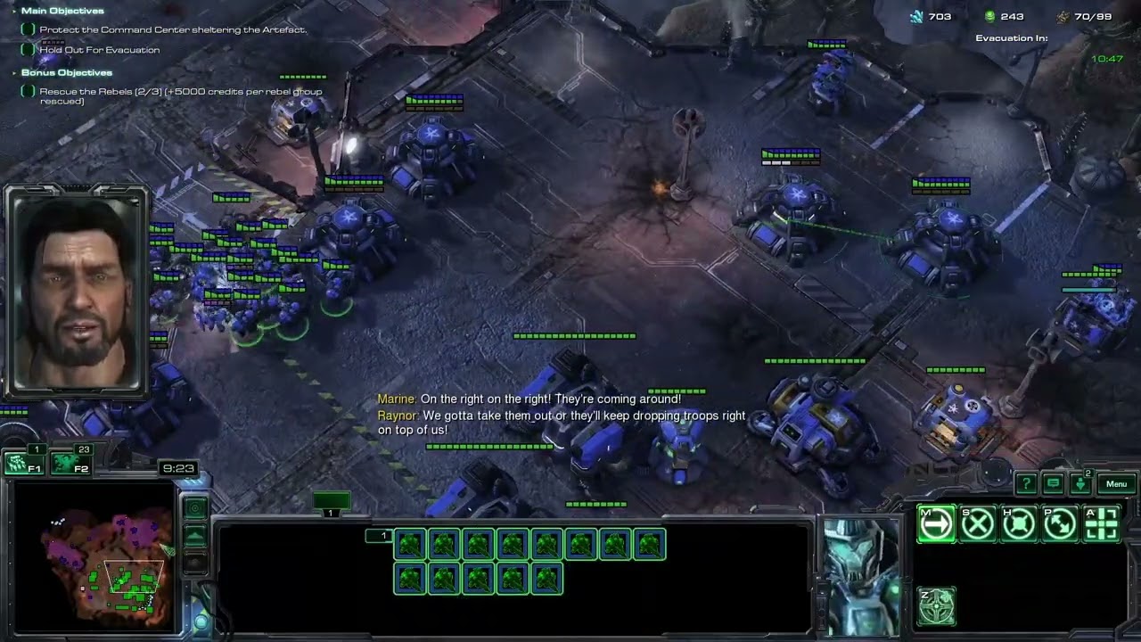 StarCraft 2: WoL: Mobius Pack (Nightmare) part 2 ~ Beating Zero Hour