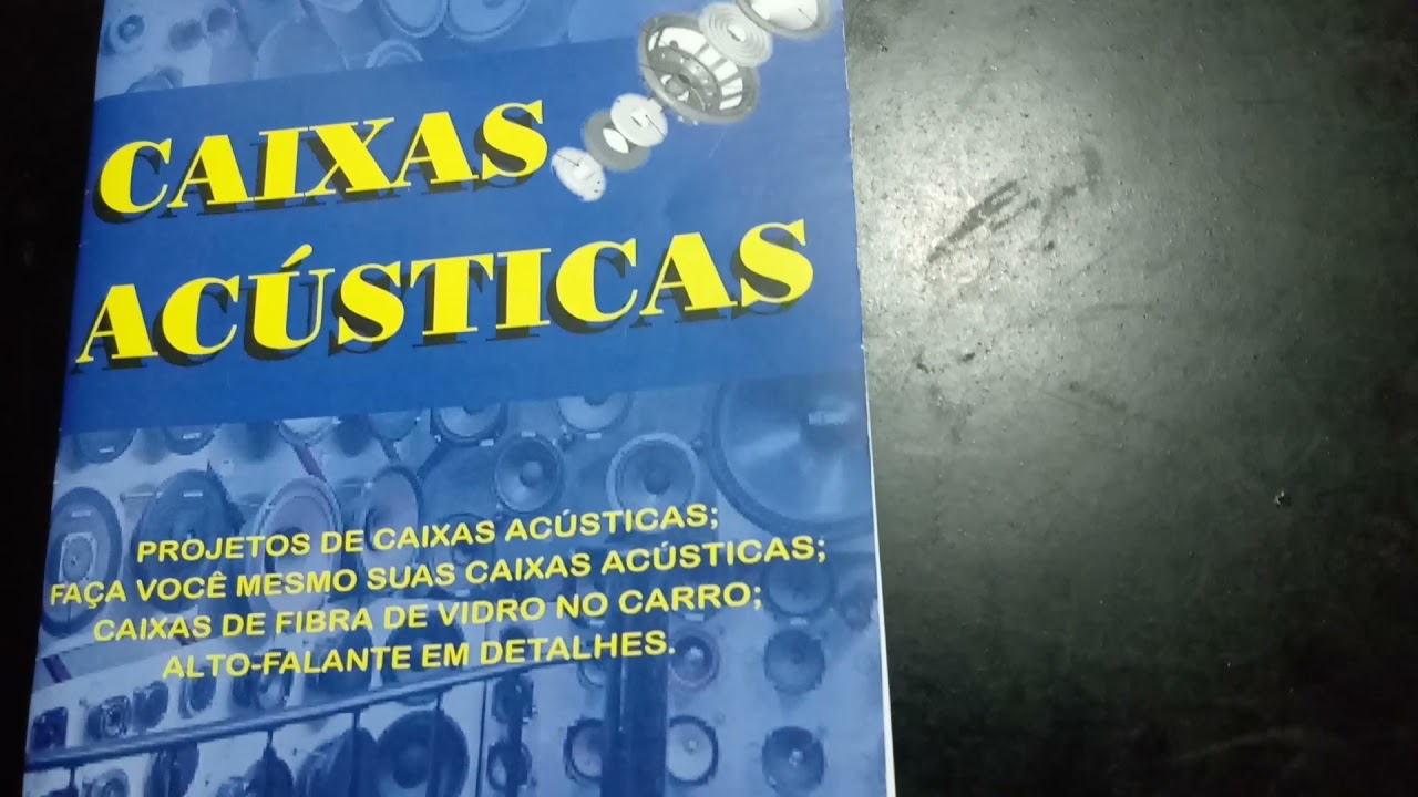 Livro Caixas Ac&uacute;sticas Ref 5525